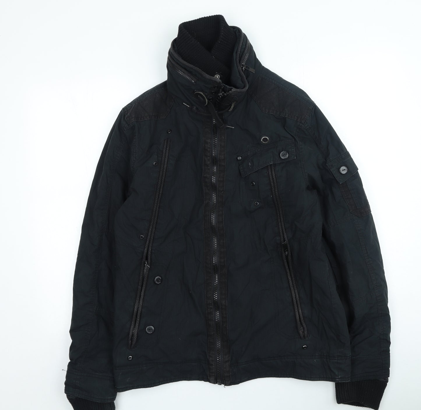 NEXT Mens Black Rain Coat Coat Size M