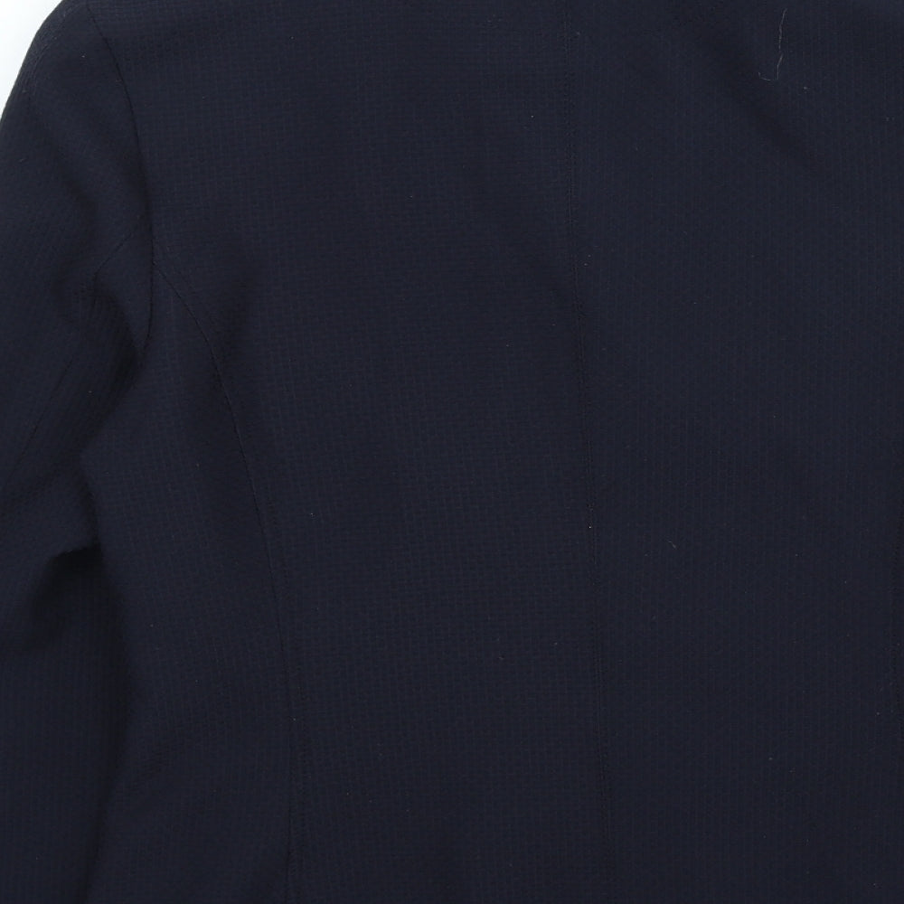 LEBEK Womens Blue Jacket Size 12