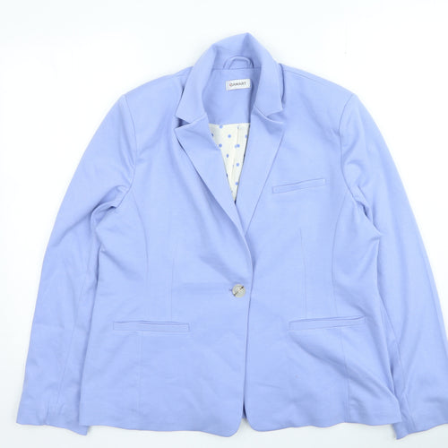 Damart Womens Blue Jacket Size 14