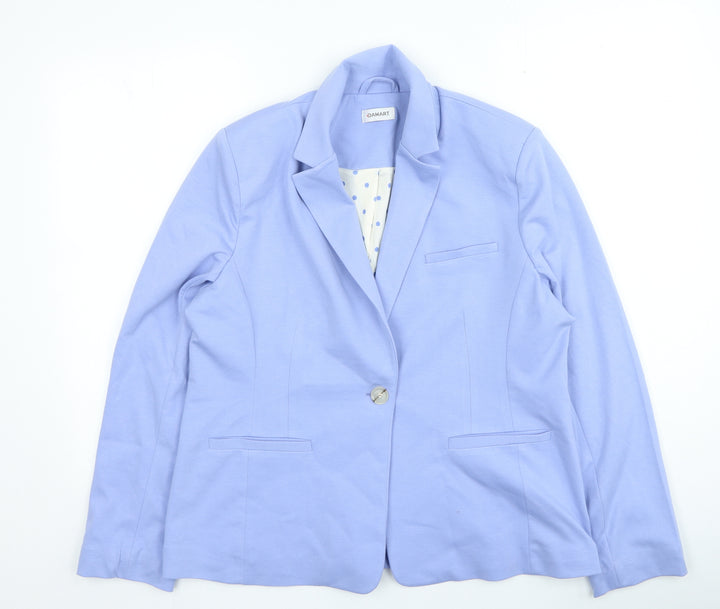 Damart Womens Blue Jacket Size 14