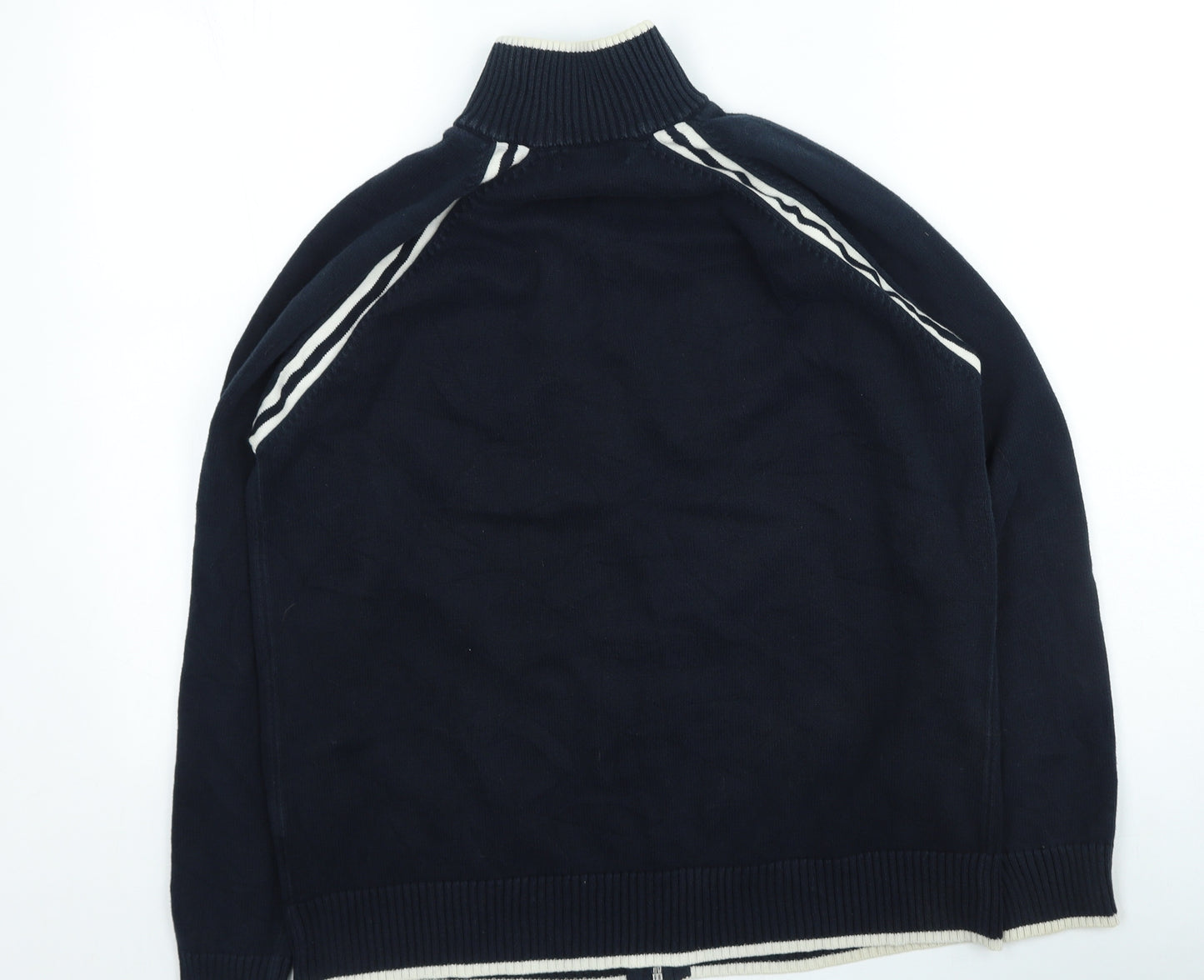 Ben Sherman Mens Blue Cotton Full Zip Sweatshirt Size S