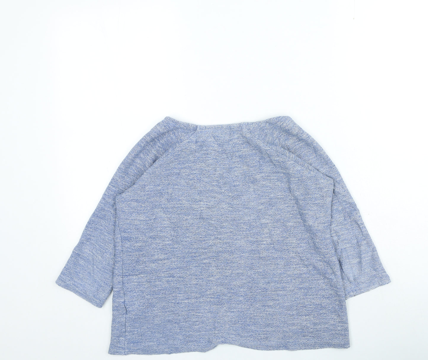 Oasis Womens Blue Round Neck Polyester Pullover Jumper Size XS