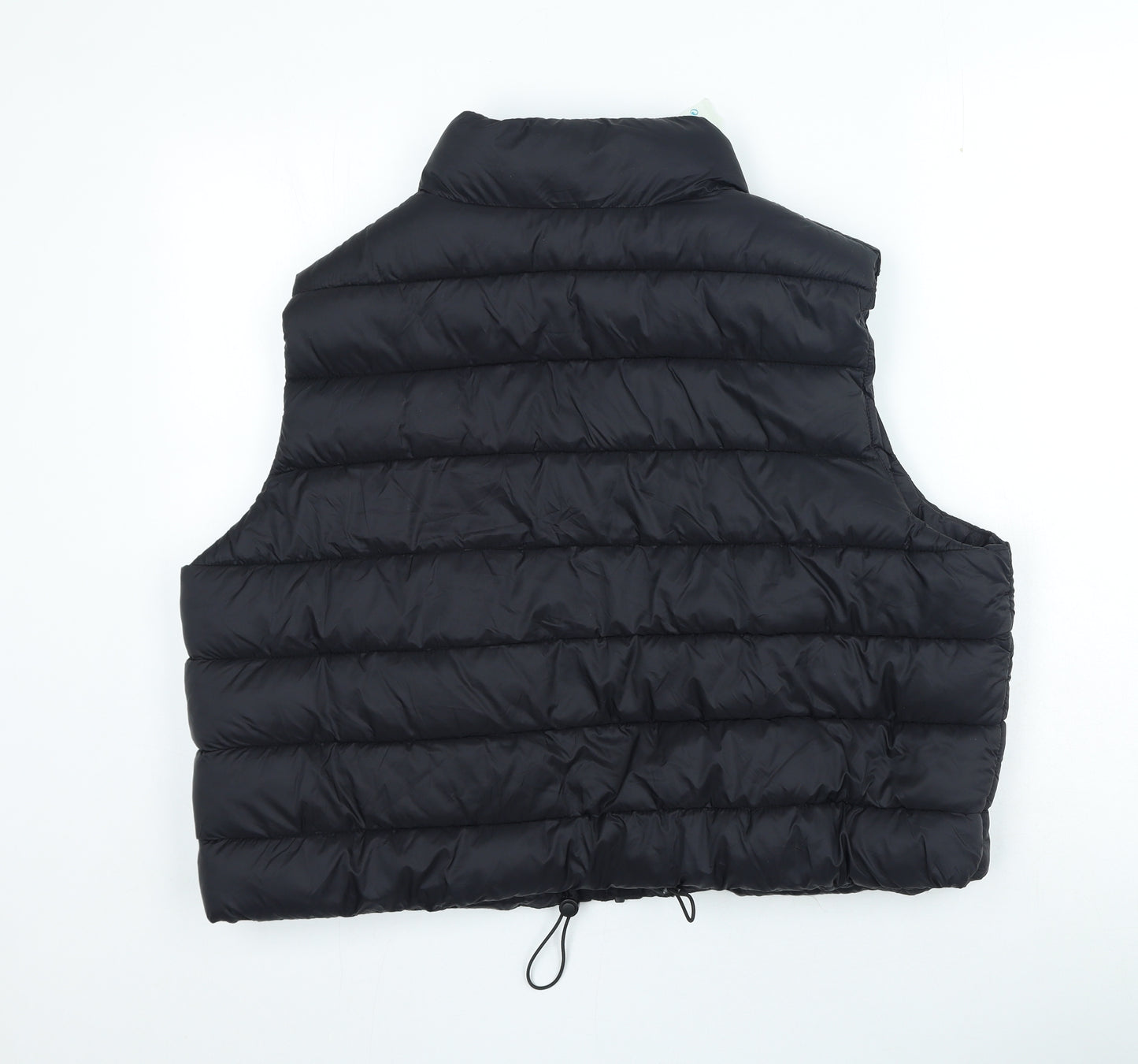 Primark Womens Black Gilet Coat Size 2XL