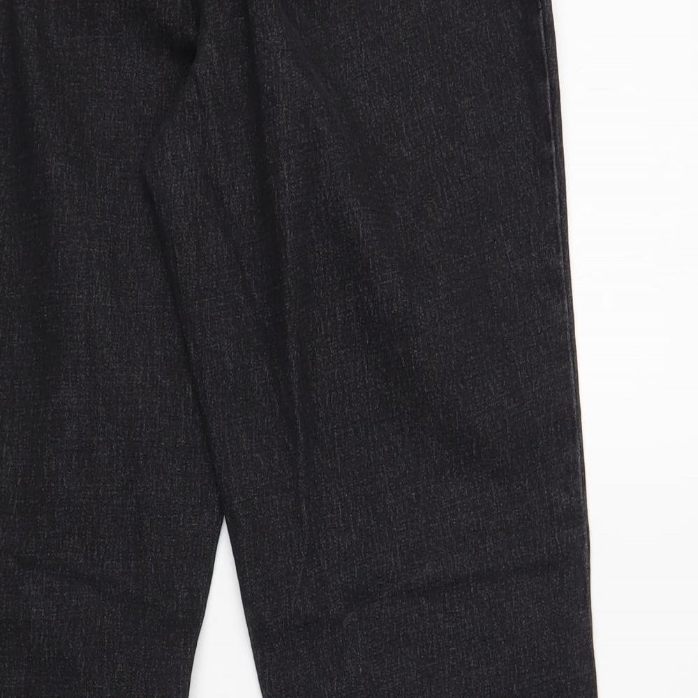 Dg Womens Black Ramie Bootcut Jeans Size M L28 in Regular