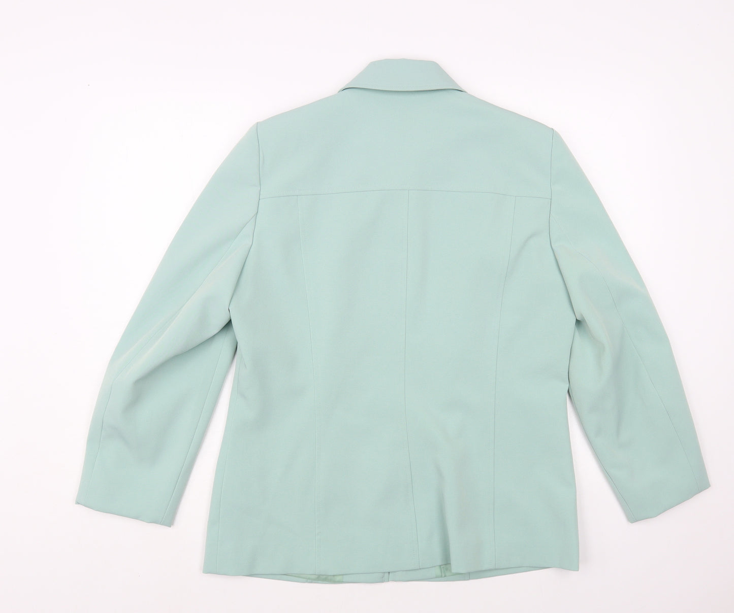 Classics Womens Green Jacket Blazer Size 14 Zip