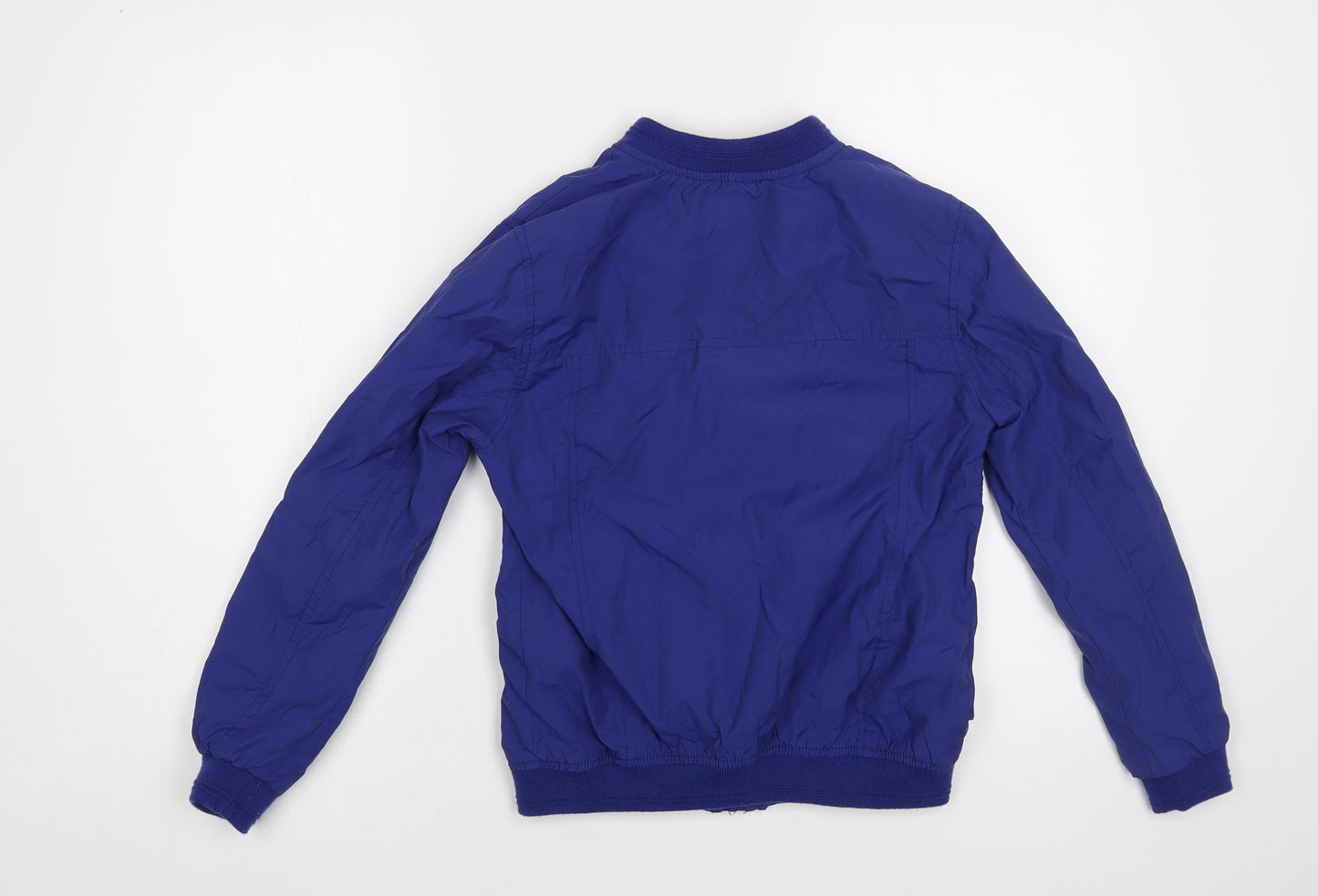 Zara Boys Blue Windbreaker Jacket Size 9-10 Years Zip