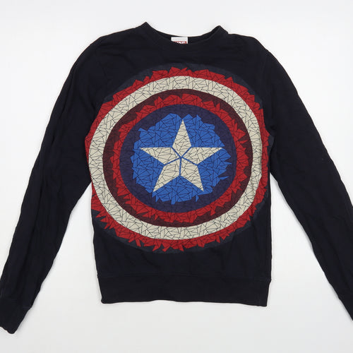 SPLASH Womens Blue Cotton Pullover Sweatshirt Size XS Pullover - Avengers