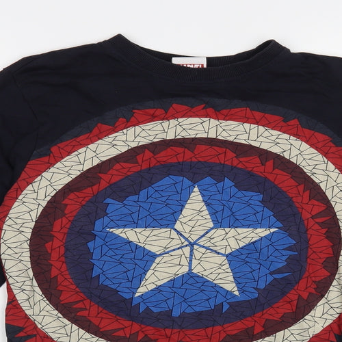 SPLASH Womens Blue Cotton Pullover Sweatshirt Size XS Pullover - Avengers