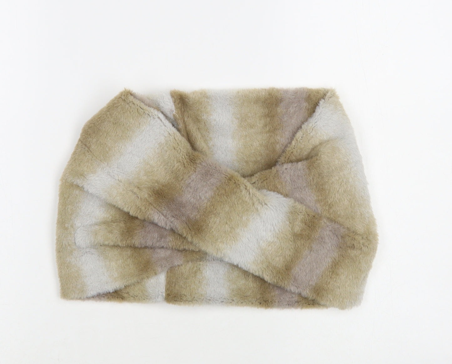 Preworn Womens Grey Viscose Scarf - Snood