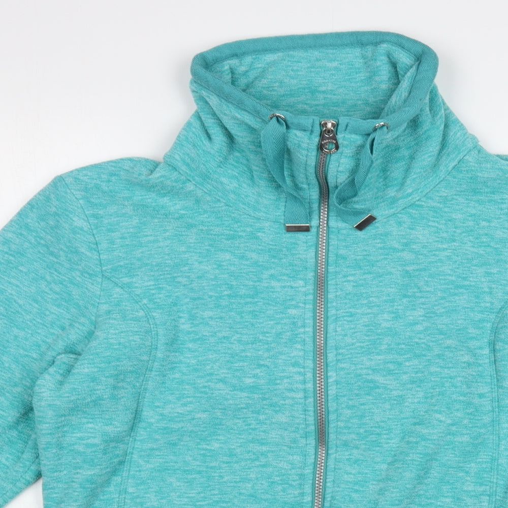 Regatta Womens Blue Polyester Full Zip Sweatshirt Size 16 Zip
