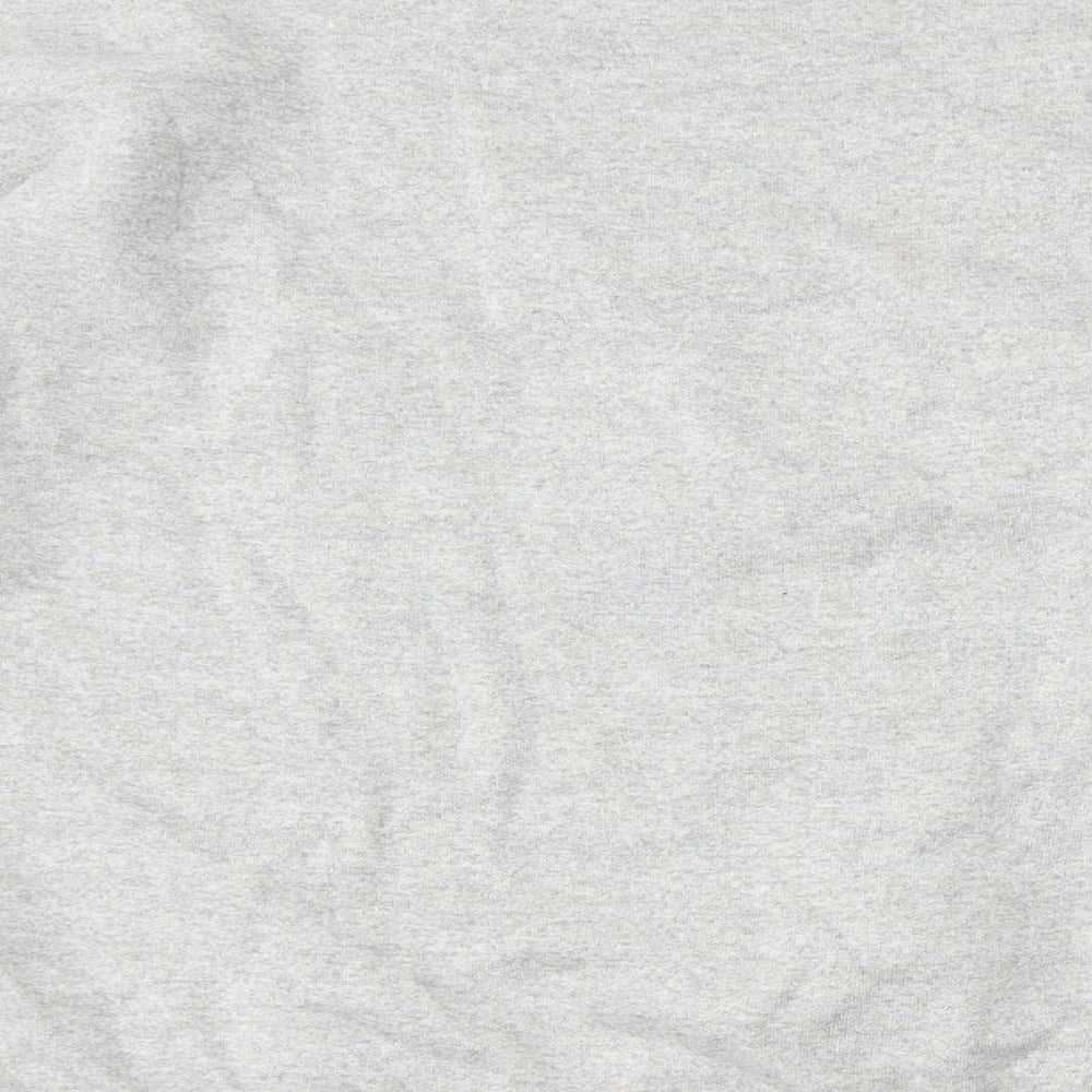 PRETTYLITTLETHING Womens Grey Cotton Pullover Sweatshirt Size L - California