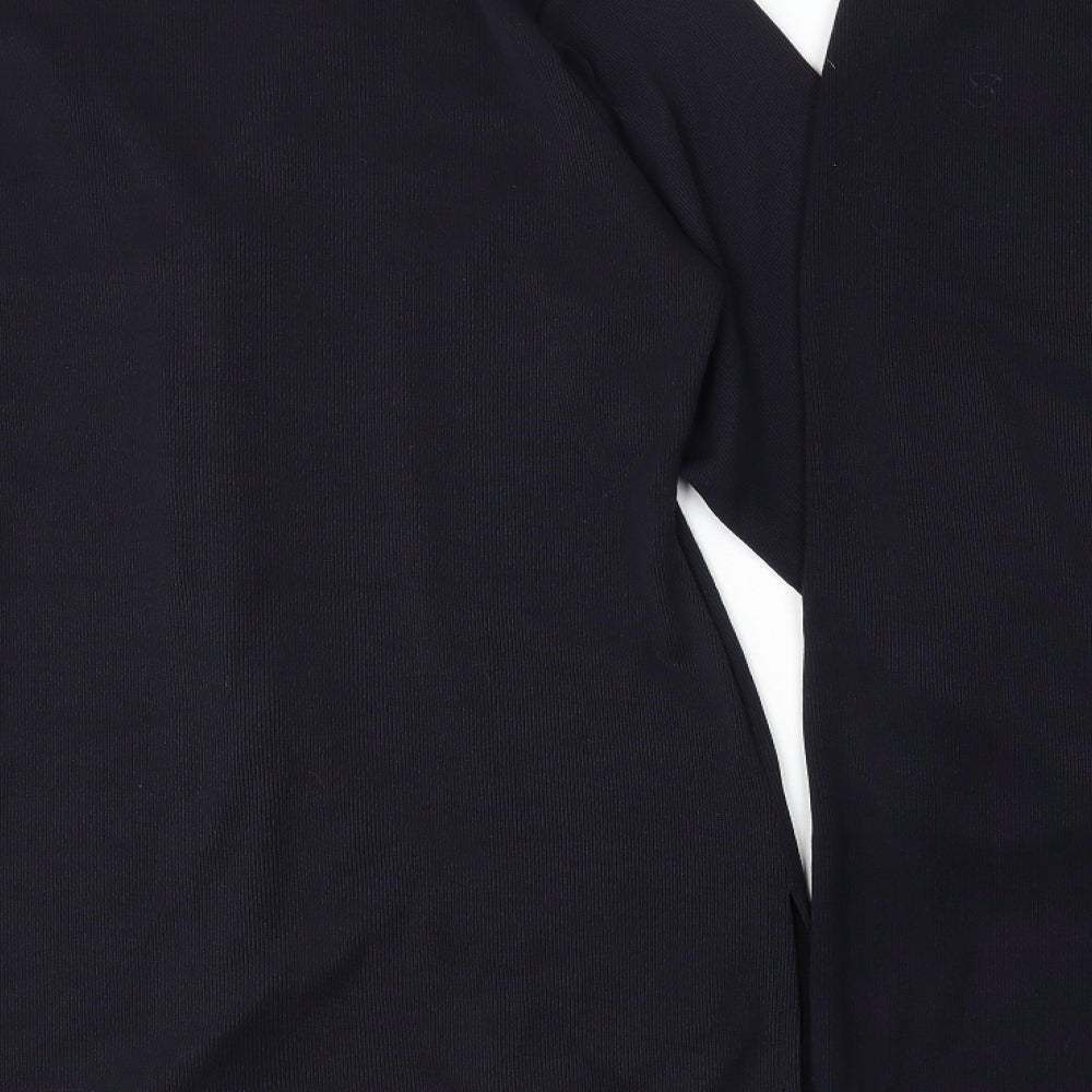 VIZ-A-VIZ Womens Blue Polyester A-Line Set Size S