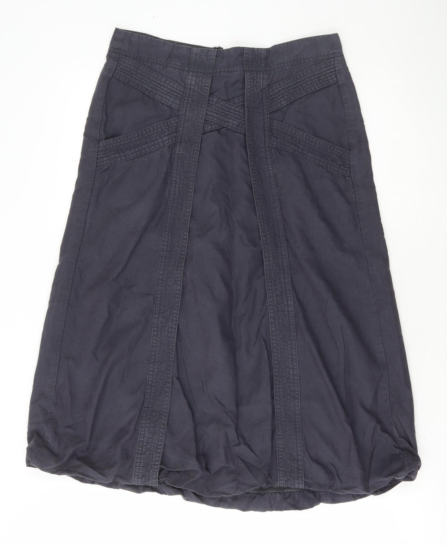 Sandwich Womens Blue Cotton A-Line Size 36 in