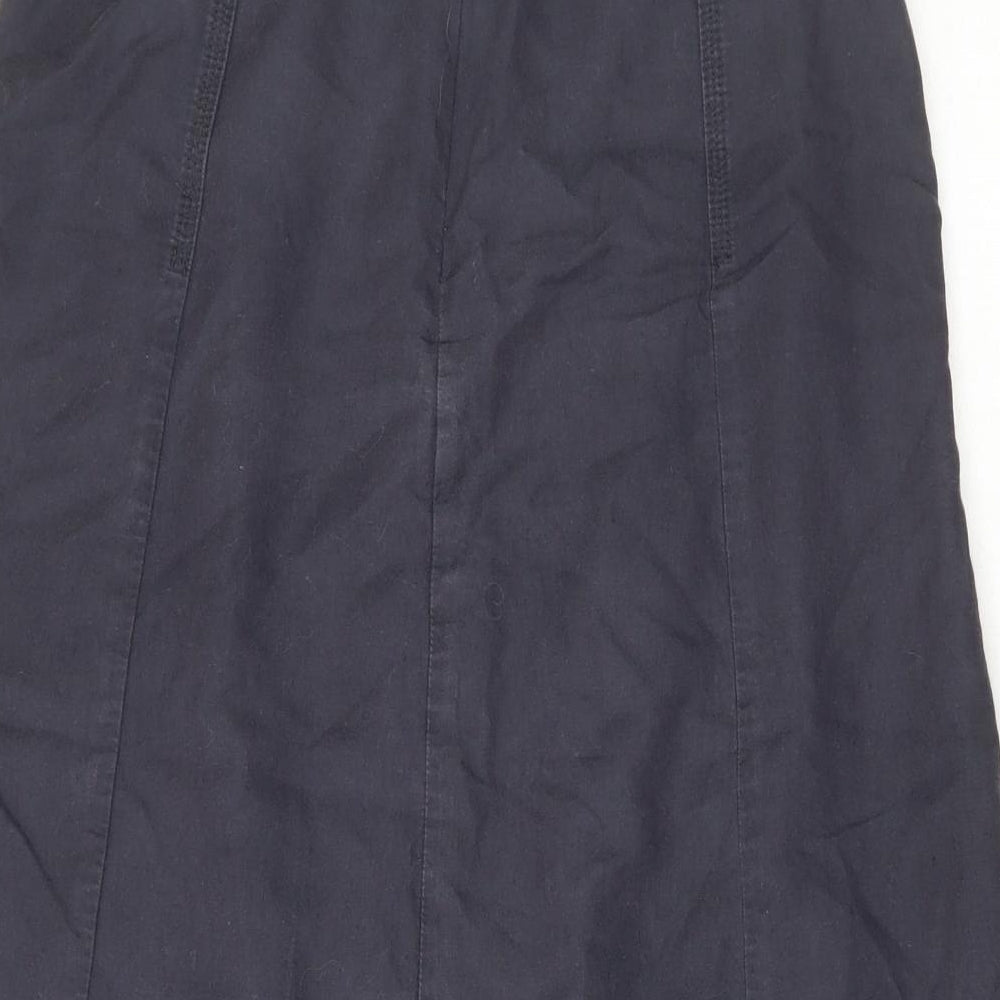 Sandwich Womens Blue Cotton A-Line Size 36 in