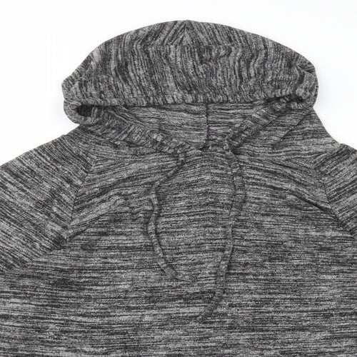 Primark Womens Grey Viscose Pullover Hoodie Size 4
