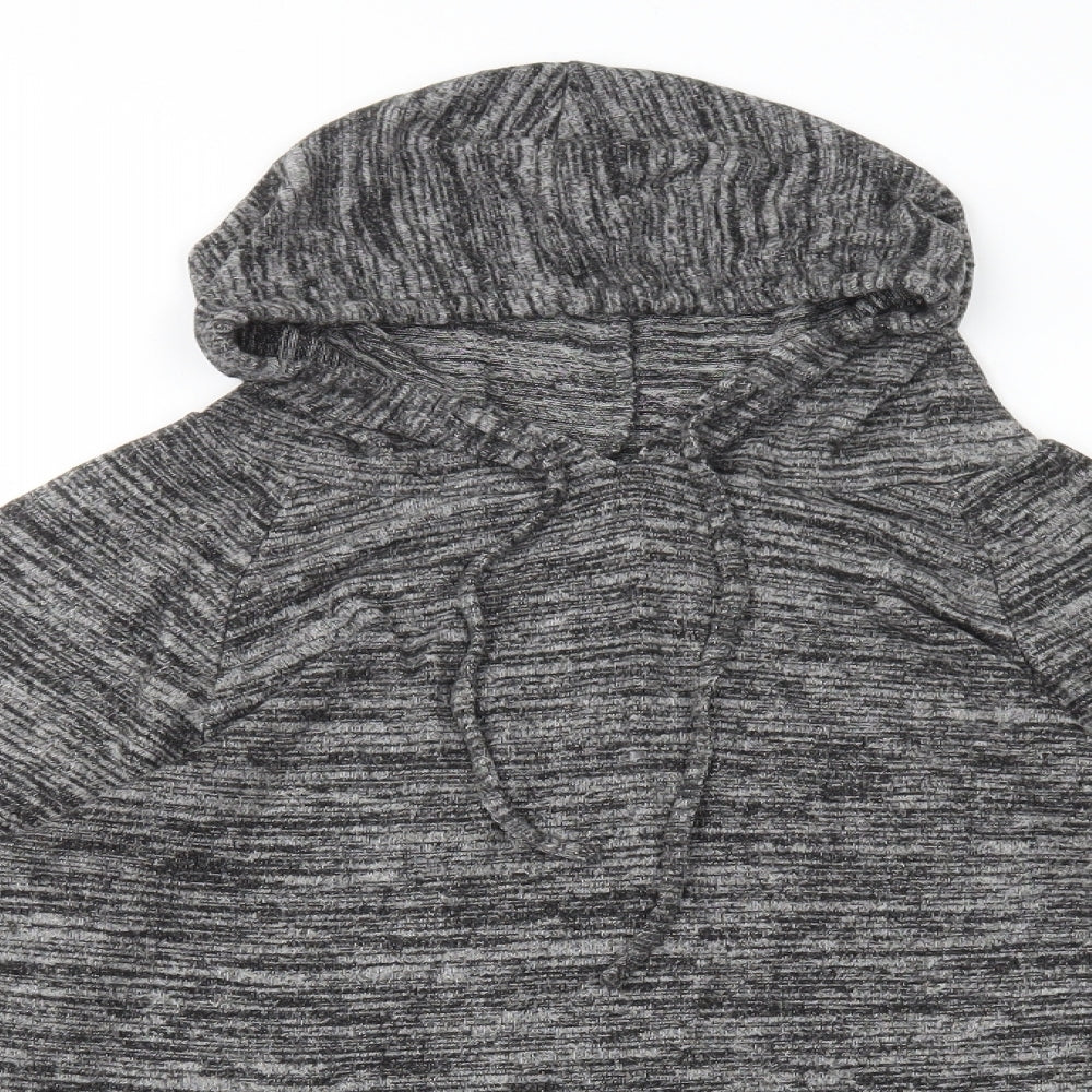 Primark Womens Grey Viscose Pullover Hoodie Size 4