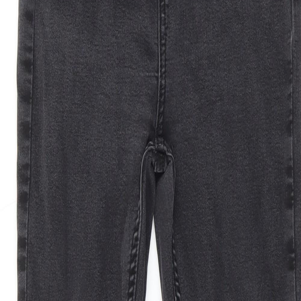 River Island Womens Black Cotton Skinny Jeans Size 10 L26 in Regular
