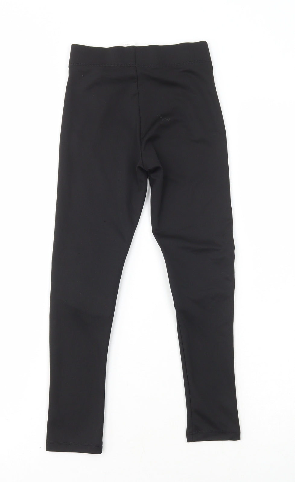 F&F Girls Black Polyester Harem Trousers Size 7-8 Years Regular