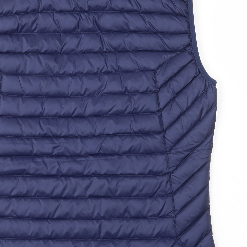 Rabusa Womens Blue Gilet Jacket Size 14