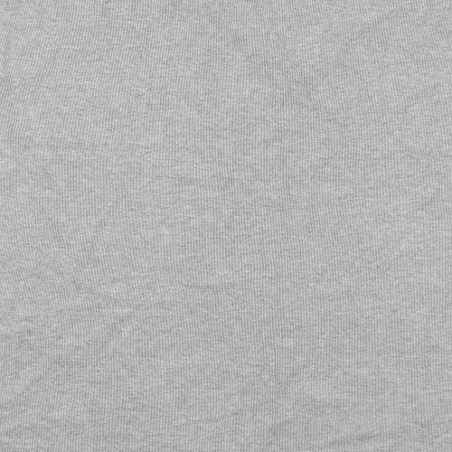 Leisure Wear Womens Grey V-Neck Cotton Pullover Jumper Size L