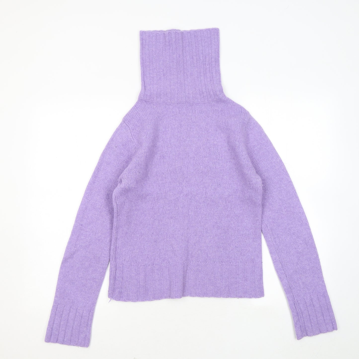 Atmosphere Womens Purple Roll Neck Wool Pullover Jumper Size 12