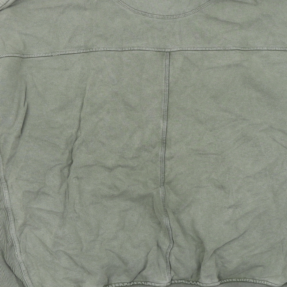 SWFT Mens Green Cotton Pullover Sweatshirt Size L