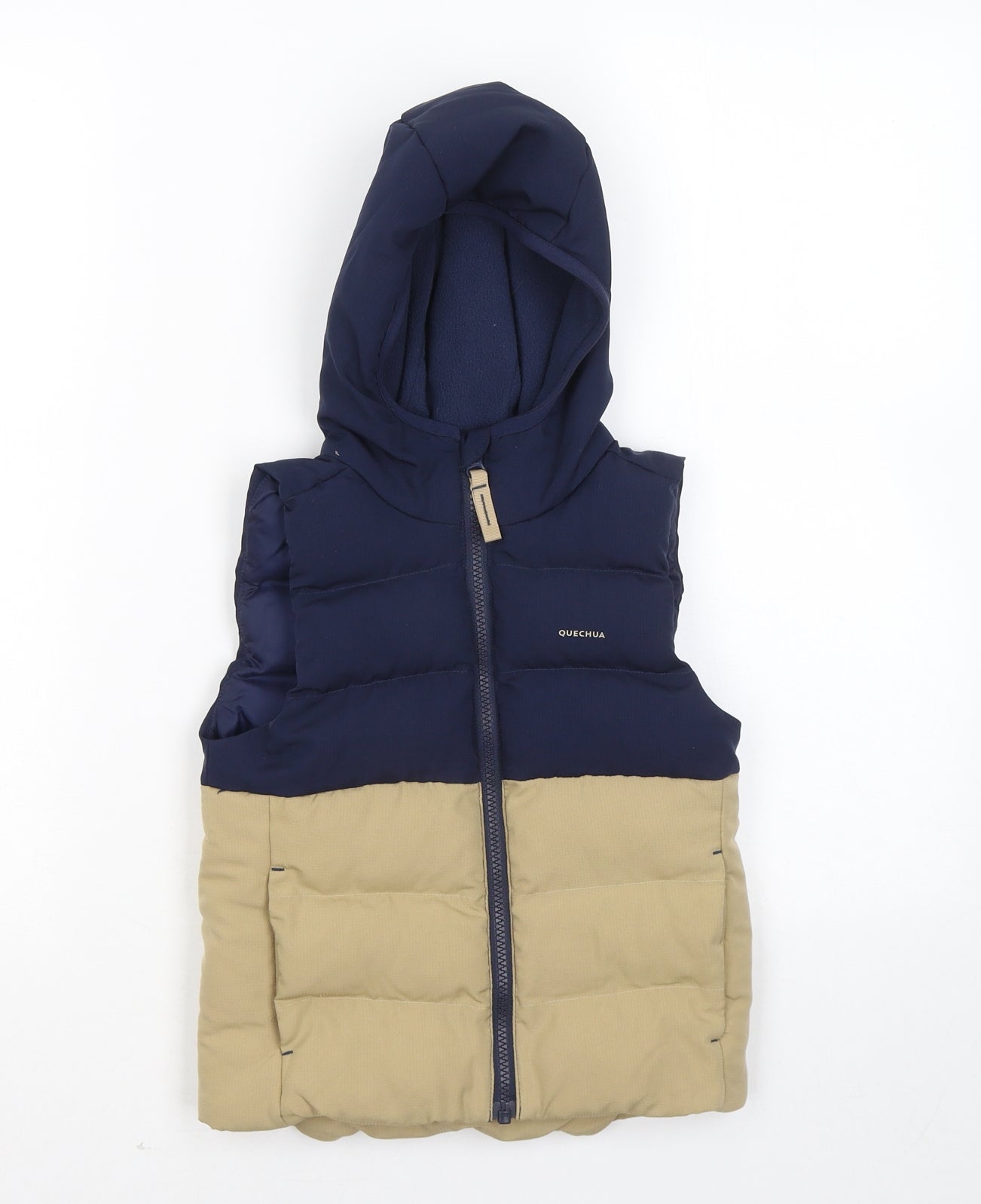 DECATHLON Boys Beige Gilet Jacket Size 3-4 Years
