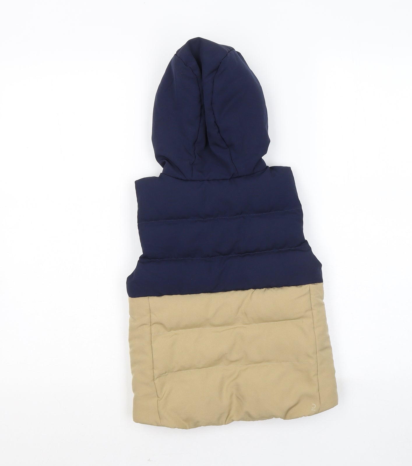 DECATHLON Boys Beige Gilet Jacket Size 3-4 Years