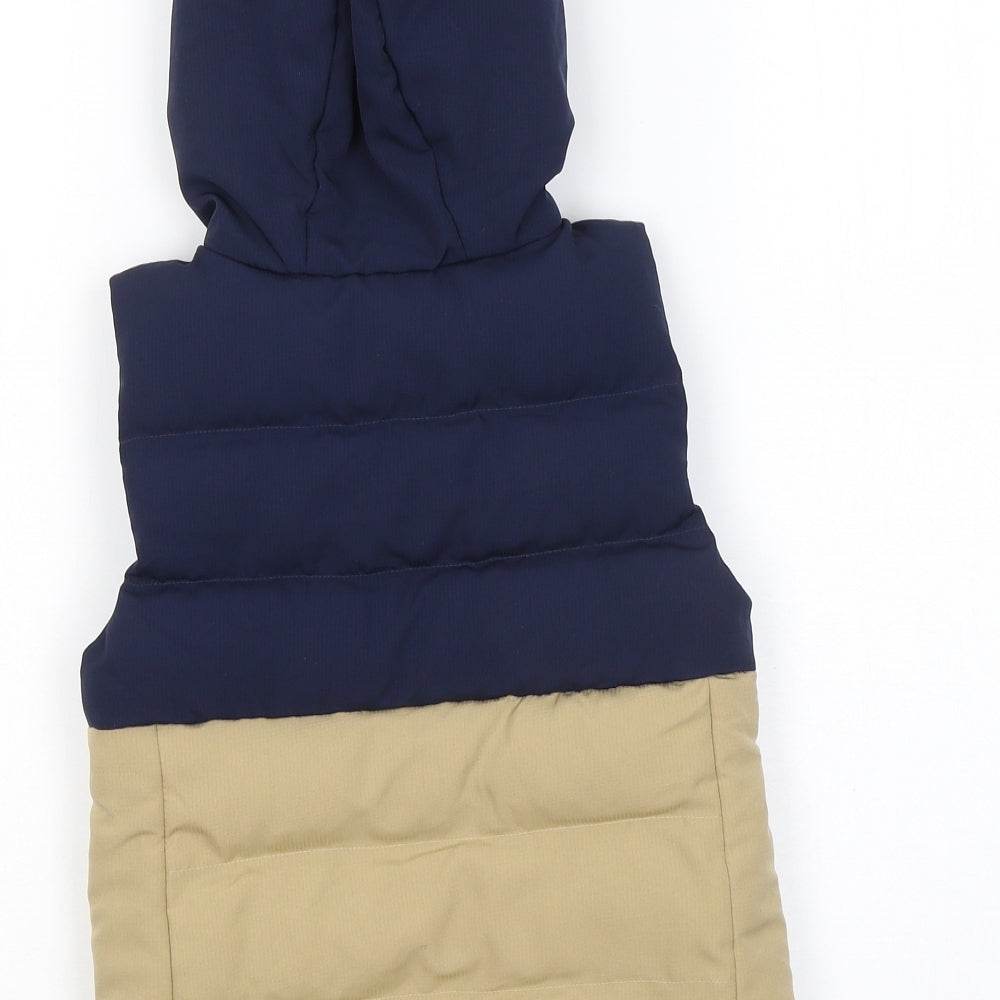 DECATHLON Boys Beige Gilet Jacket Size 3-4 Years