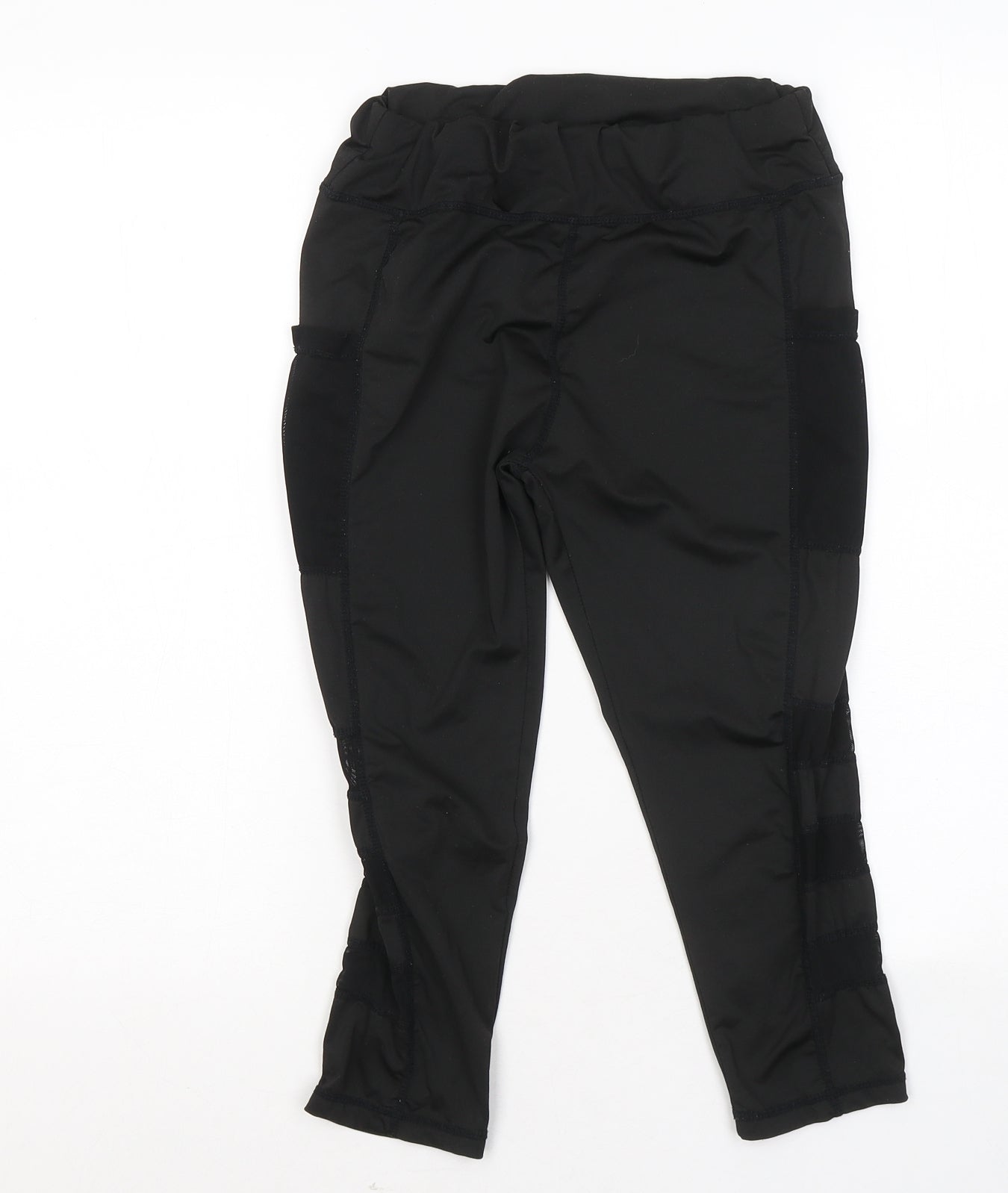 SheIn Womens Black Polyester Compression Leggings Size M L17 in Regular