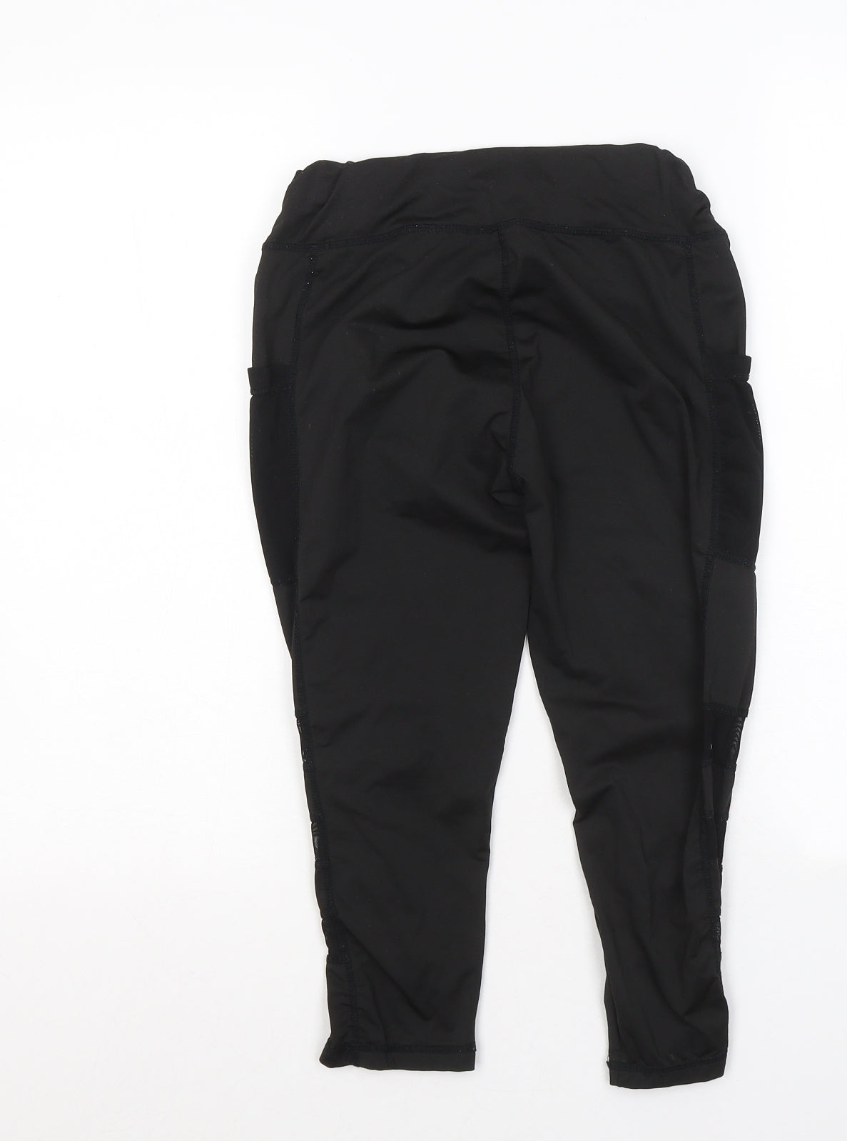 SheIn Womens Black Polyester Compression Leggings Size M L17 in Regular