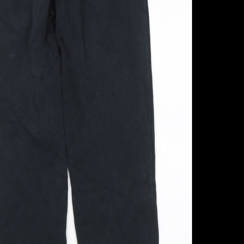 Nike Mens Black Cotton Jogger Trousers Size M L28 in Regular