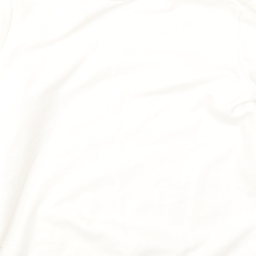 F&F Girls White Cotton Pullover Sweatshirt Size 13-14 Years - Frozen 2