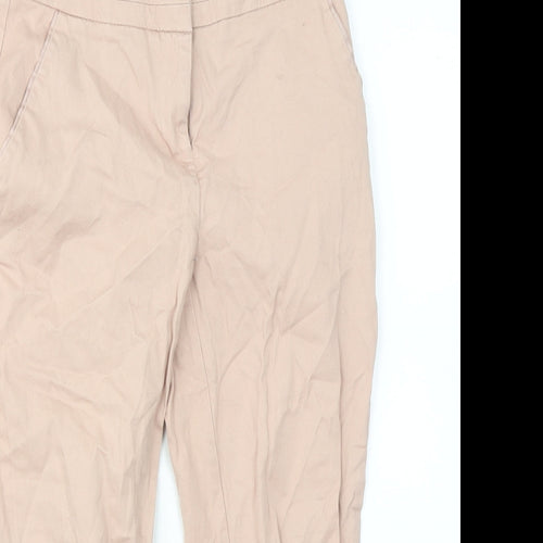 Atmosphere Womens Pink Cotton Trousers Size 6 L20 in Regular