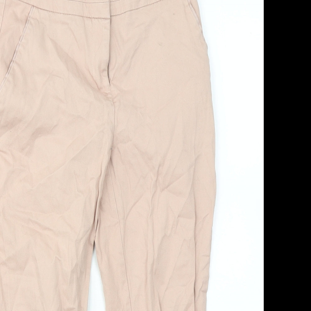Atmosphere Womens Pink Cotton Trousers Size 6 L20 in Regular