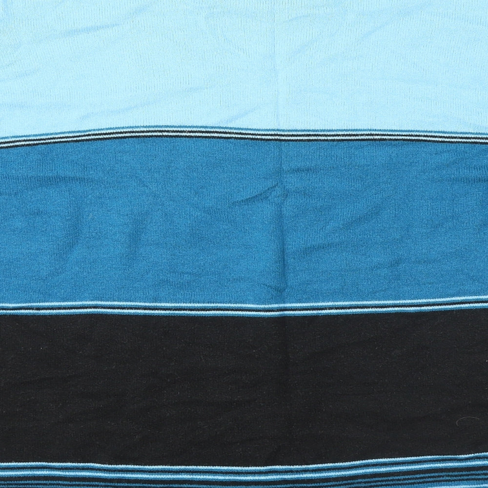 Berkertex Womens Blue Round Neck Modal Pullover Jumper Size 14