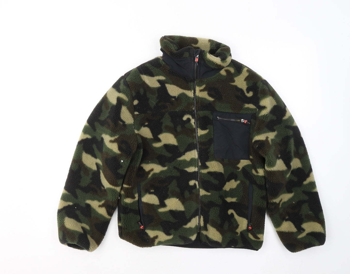 Zara Boys Green Camouflage Jacket Size 11-12 Years