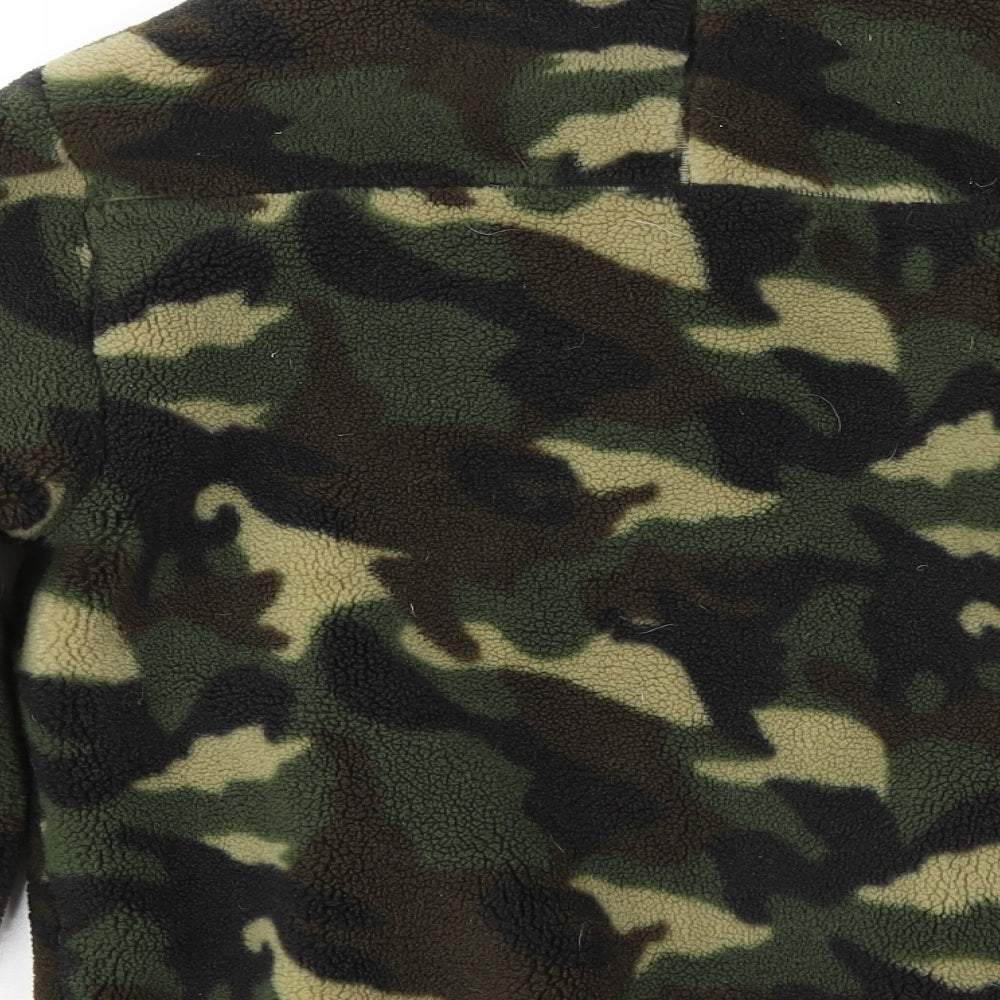 Zara Boys Green Camouflage Jacket Size 11-12 Years