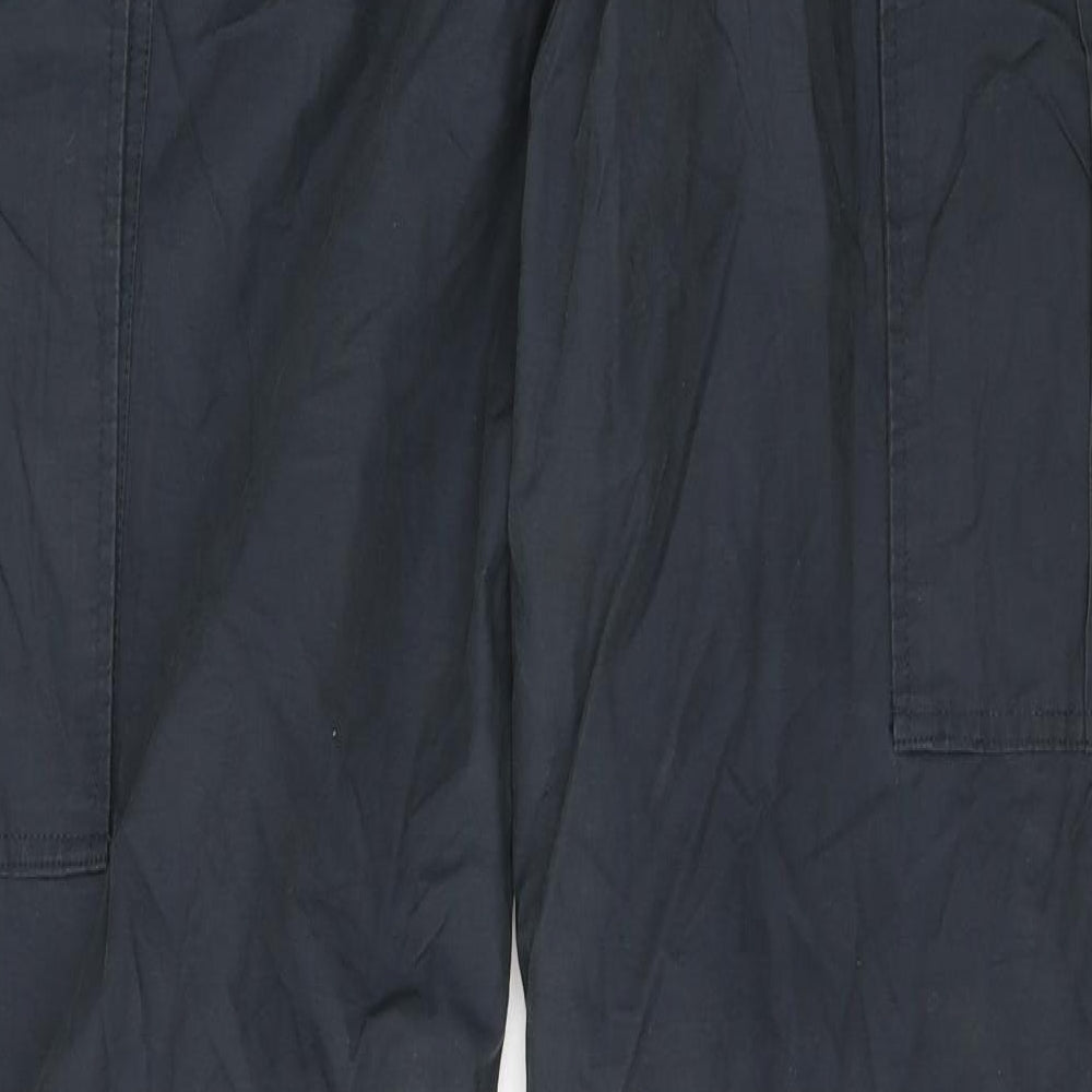 Replay Mens Grey Polyester Cargo Trousers Size 34 in L34 in Regular
