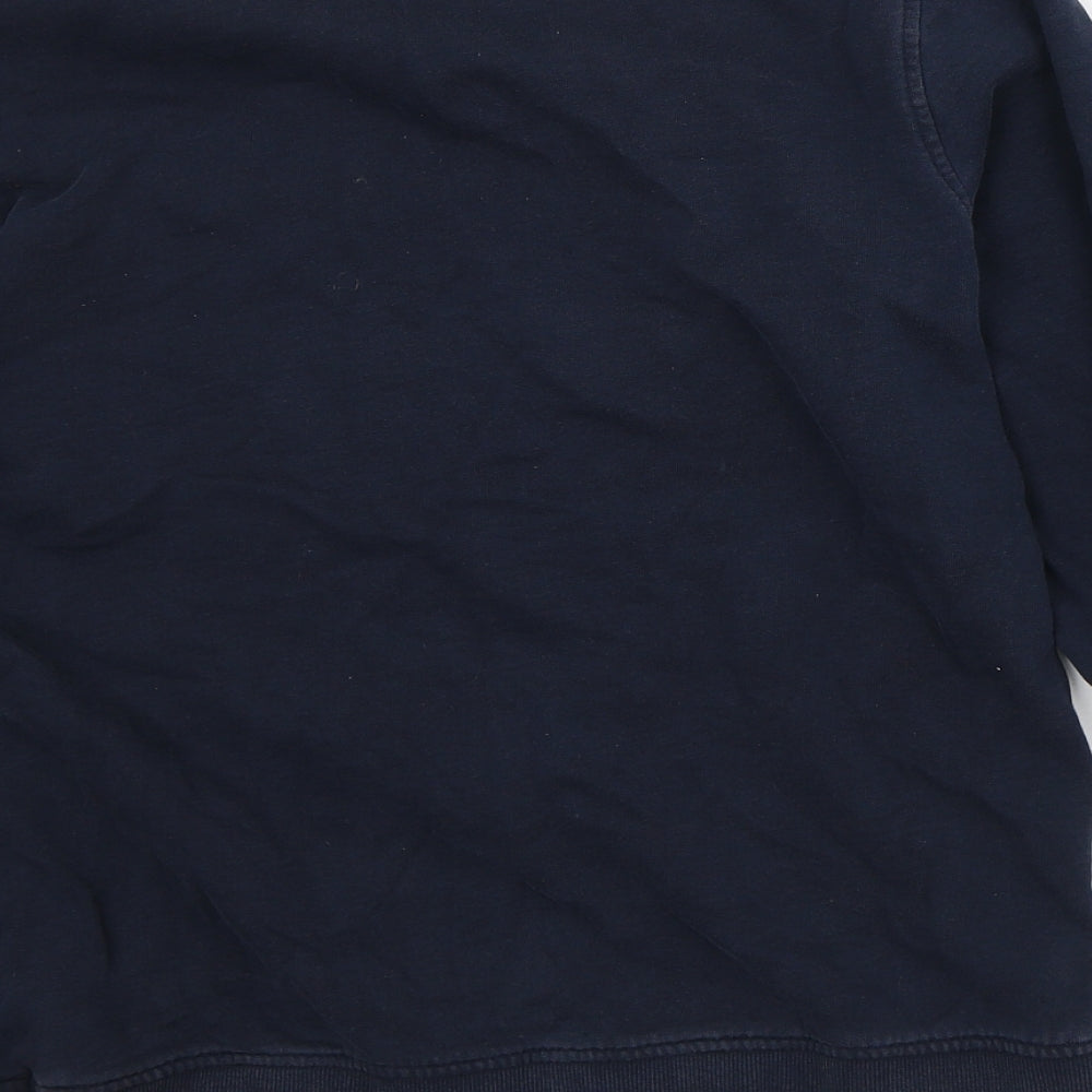 JACK & JONES Mens Blue Cotton Pullover Sweatshirt Size M