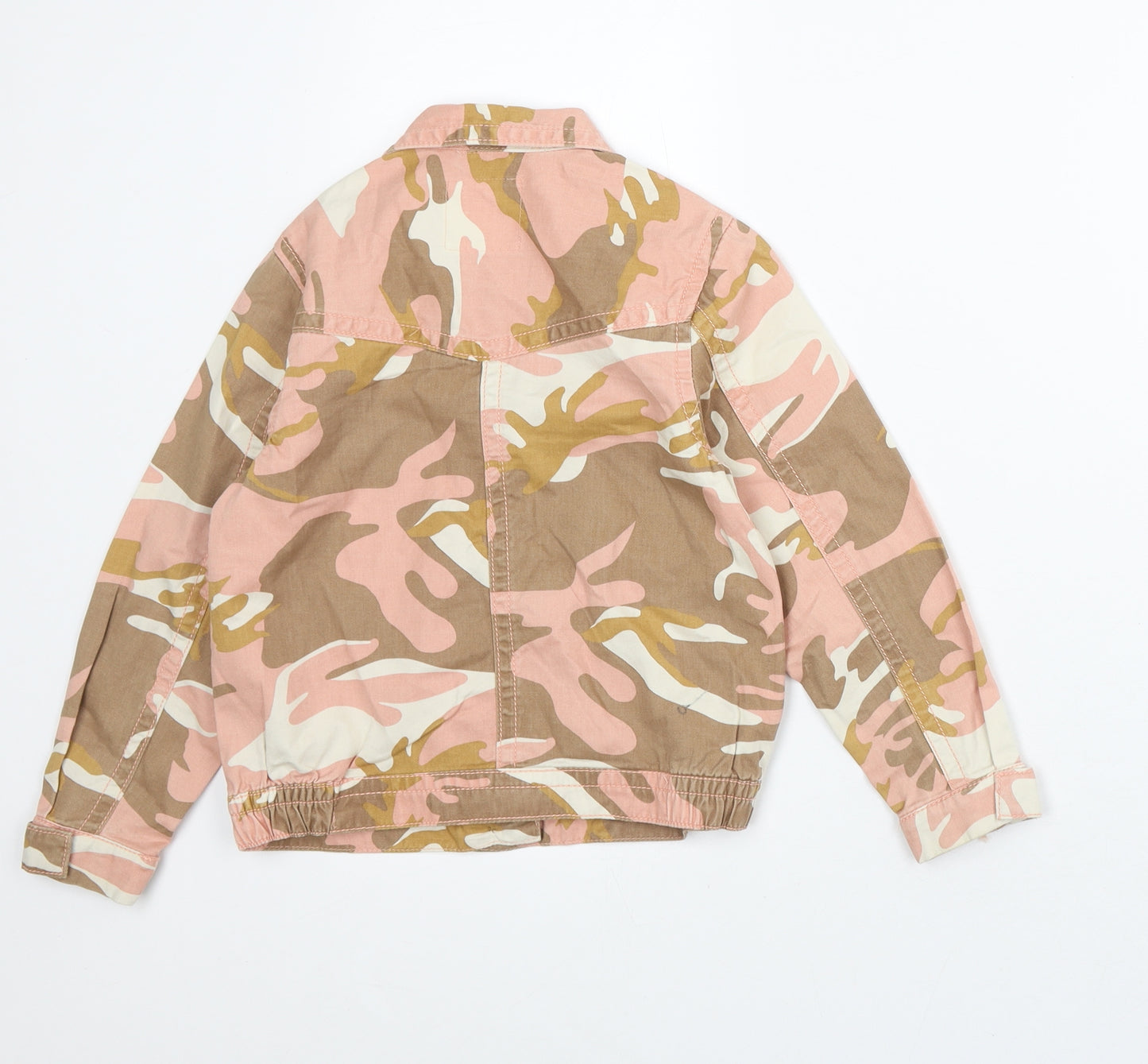 NEXT Girls Pink Camouflage Jacket Size 6 Years
