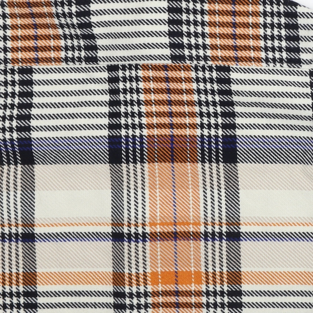 NEXT Boys Orange Plaid Jacket Size 6 Years