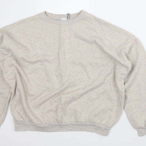 ASOS Womens Beige Polyester Pullover Sweatshirt Size 6