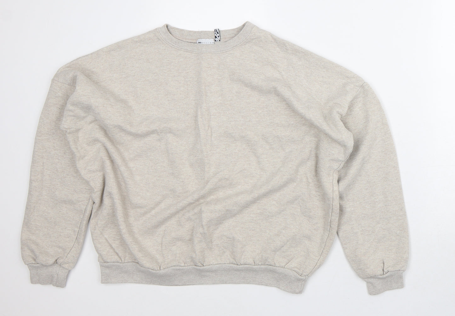 ASOS Womens Beige Polyester Pullover Sweatshirt Size 6