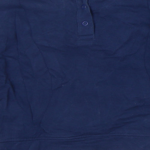 Marks and Spencer Boys Blue Cotton Pullover Sweatshirt Size 4-5 Years - Reindeer