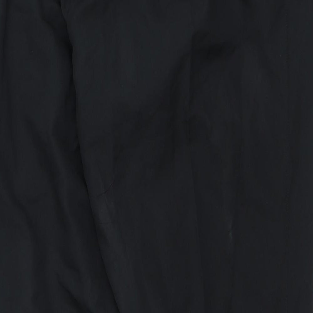 Nike Mens Black Polyester Track Pants Trousers Size M L26 in Regular