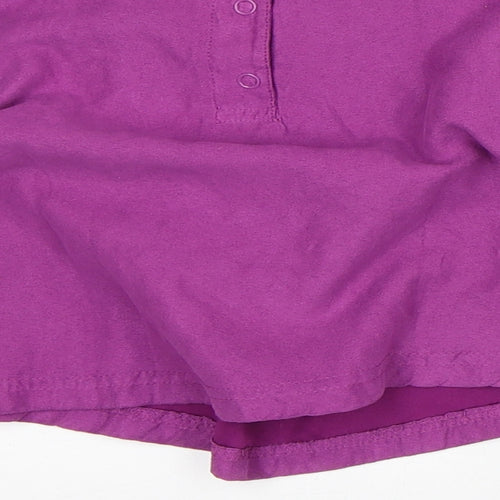 Sesame Girls Purple Polyester Tunic T-Shirt Size 2 Years Round Neck