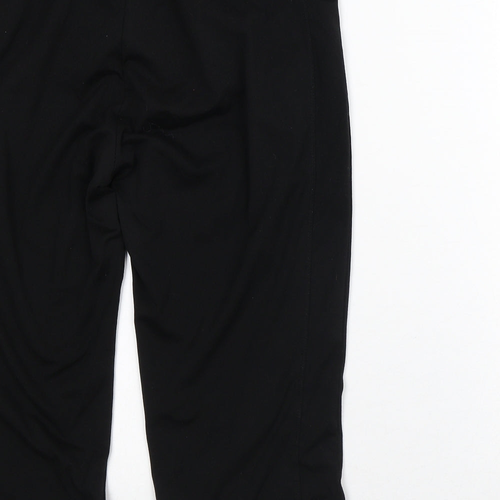 Olympus Womens Black Polyester Capri Trousers Size 18 L21 in Regular