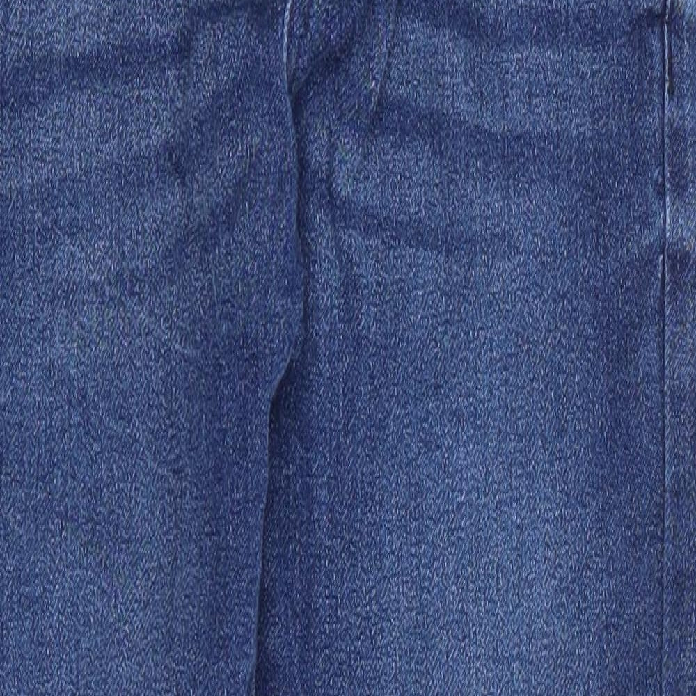 Dunnes Boys Blue Cotton Straight Jeans Size 8-9 Years Regular Drawstring