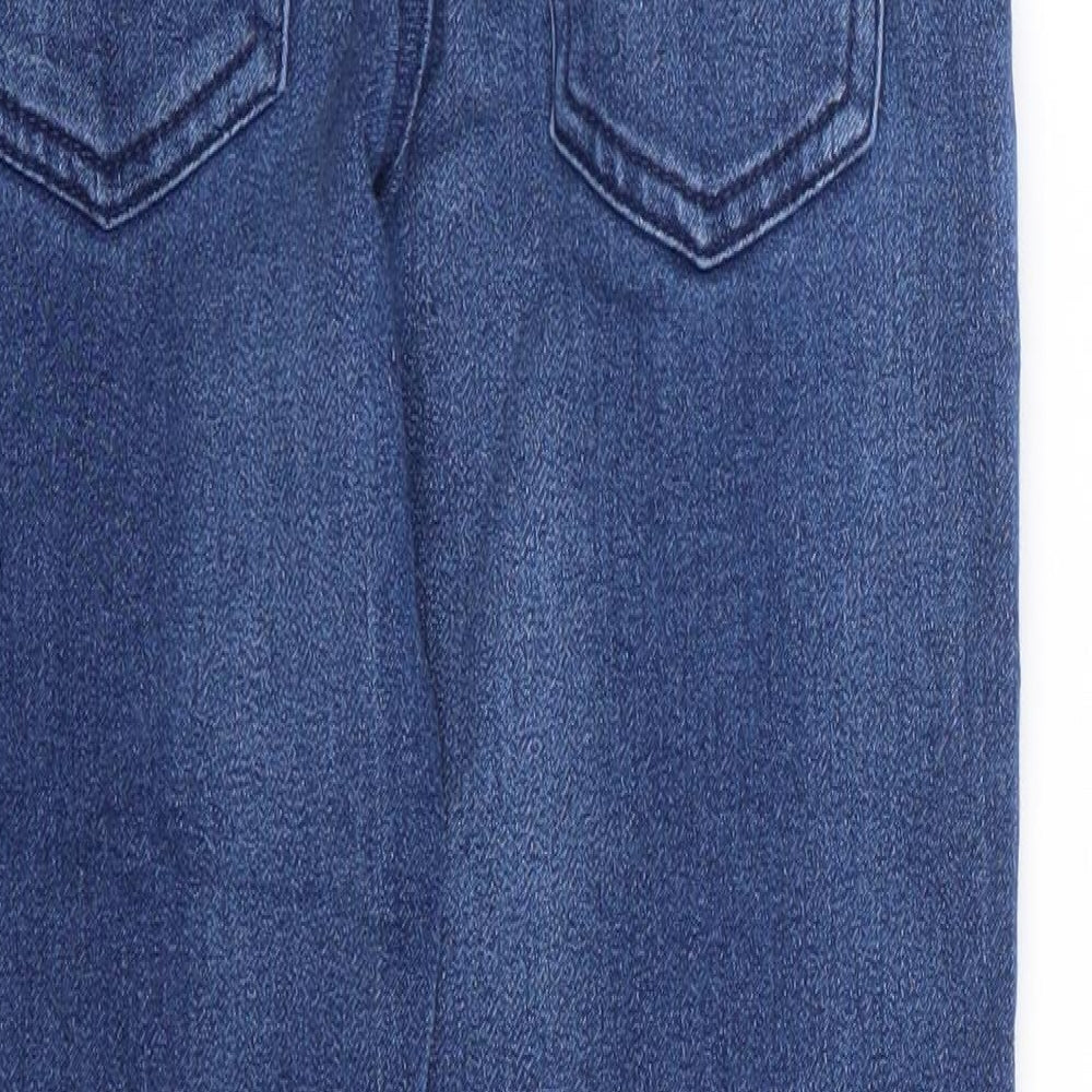 Dunnes Boys Blue Cotton Straight Jeans Size 8-9 Years Regular Drawstring